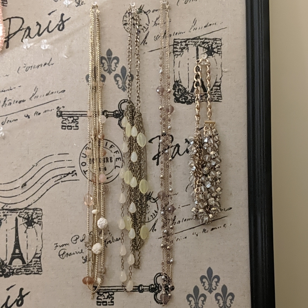 BEAUTIFUL Long Drop NECKLACES (BUNDLE OF 4)